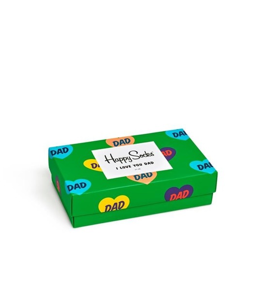 Giftbox I LOVE YOU DAD (3-pak) skarpetki Happy Socks XFAT08-7300