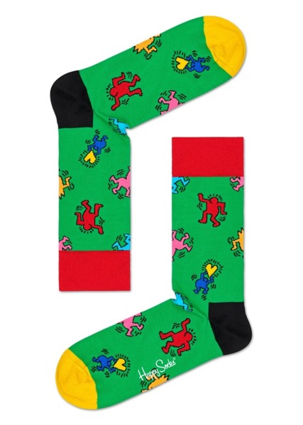 Zestaw skarpetek Happy Socks x Keith Haring 3-pak XKEH08-0100
